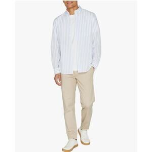 Club Monaco Men's Slim Fit Poplin Shirt Button Down Long Sleeve New Wiith Tag M